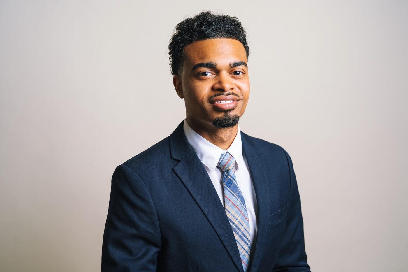 Professional portrait of a man in a suit